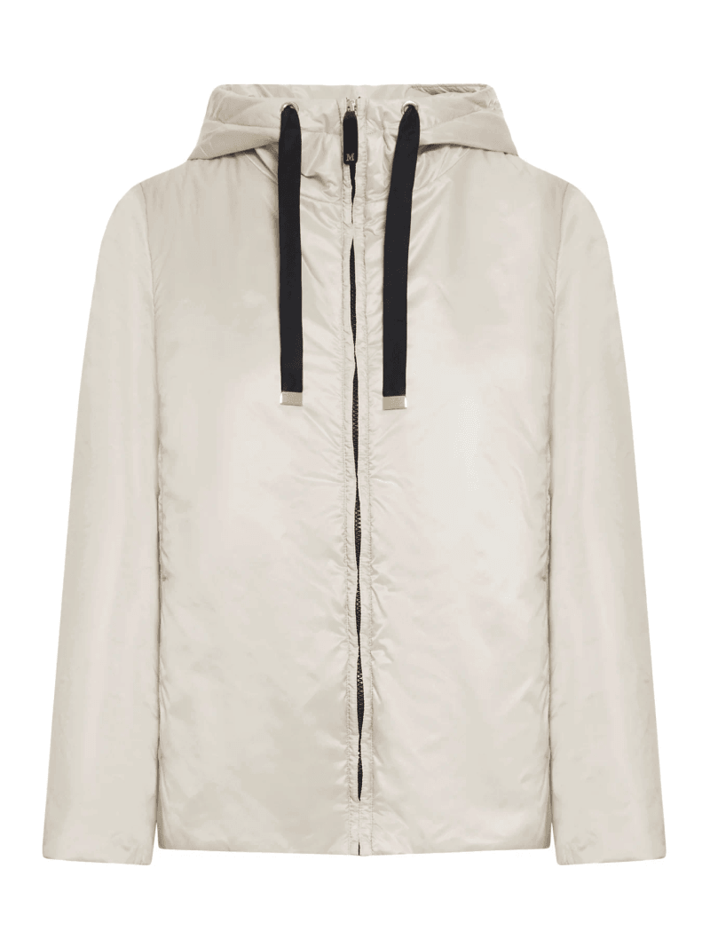PADDED JACKET WITH HOOD IN WATERPROOF CANVAS - Max Mara The Cube - Woman