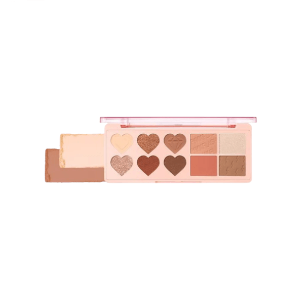 Pinkflash - Multi Face Palette - 1.0g*6 + 1.8g*4 - 3 Caramel Toffee