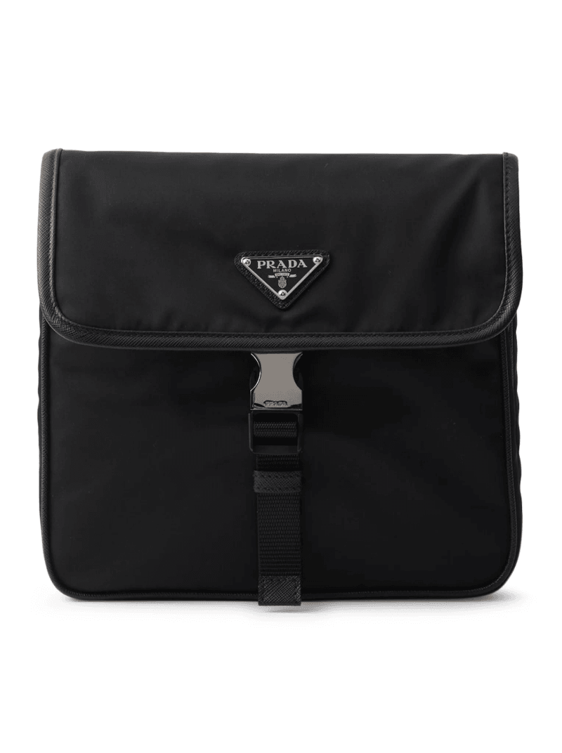RE-NYLON AND SAFFIANO SHOULDER BAG - Prada - Man