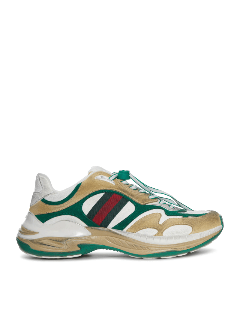 GUCCI LEATHER SNEAKER - Gucci - Man
