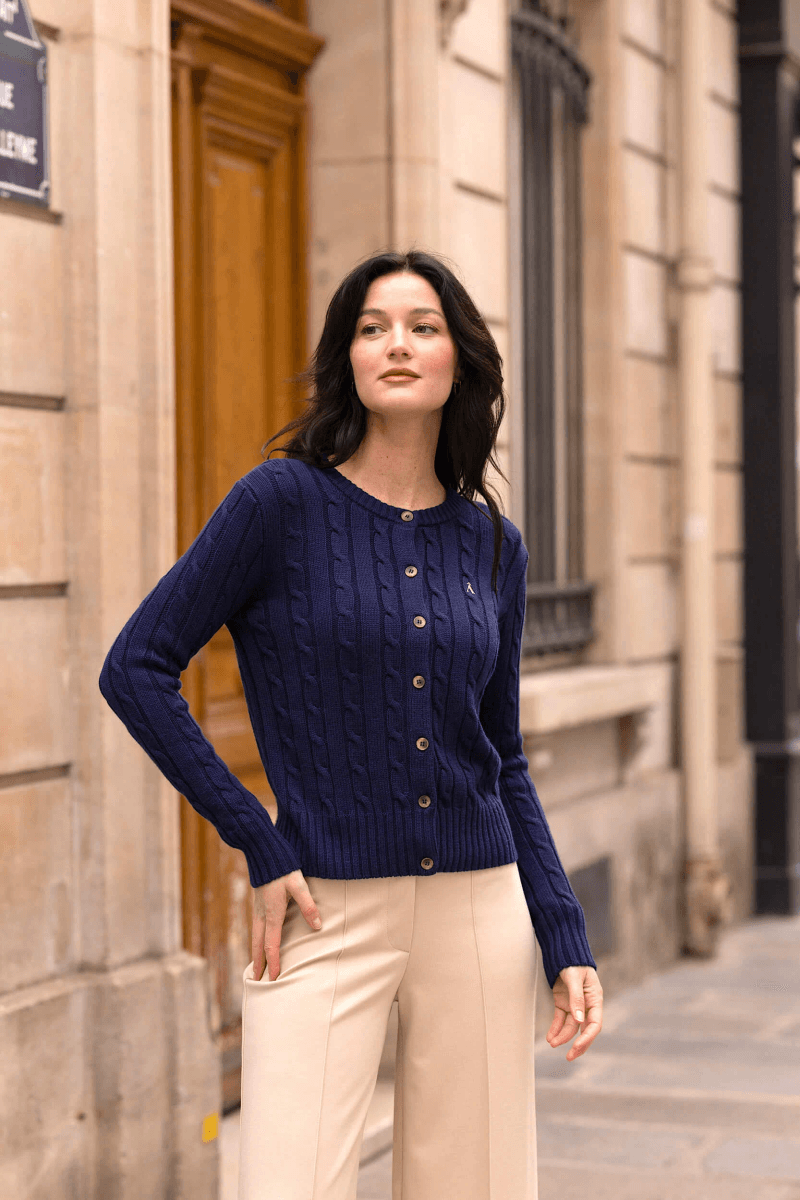 Gaâla Paris Cardigan en coton et cachemire Vincent
